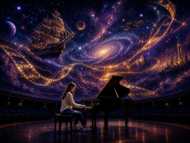Cinema Hits. Piano Planetarium in Dnipro